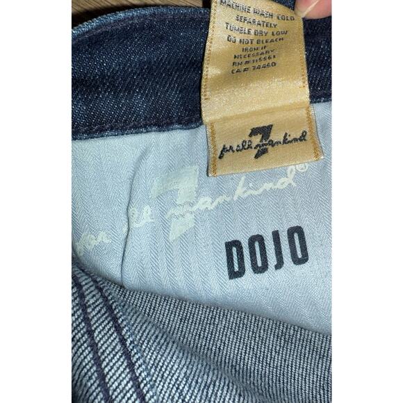 7 For All Mankind DOJO Flare Leg Jeans Blue - size 31 - J - Picture 4 of 12